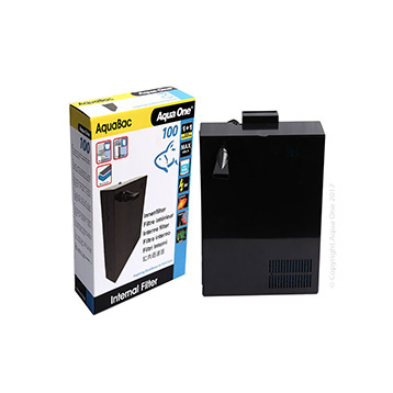 Aqua One Aquabac 100 Internal Back Filter 450l/hr Aqua One Aquabac 100 Internal Back Filter 450l/hr