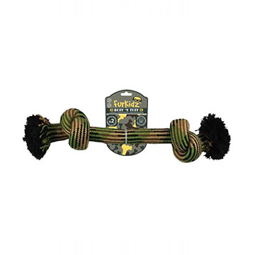 Ruffntuff 2 Knot Weave Rope Lge Ruffntuff 2 Knot Weave Rope Lge
