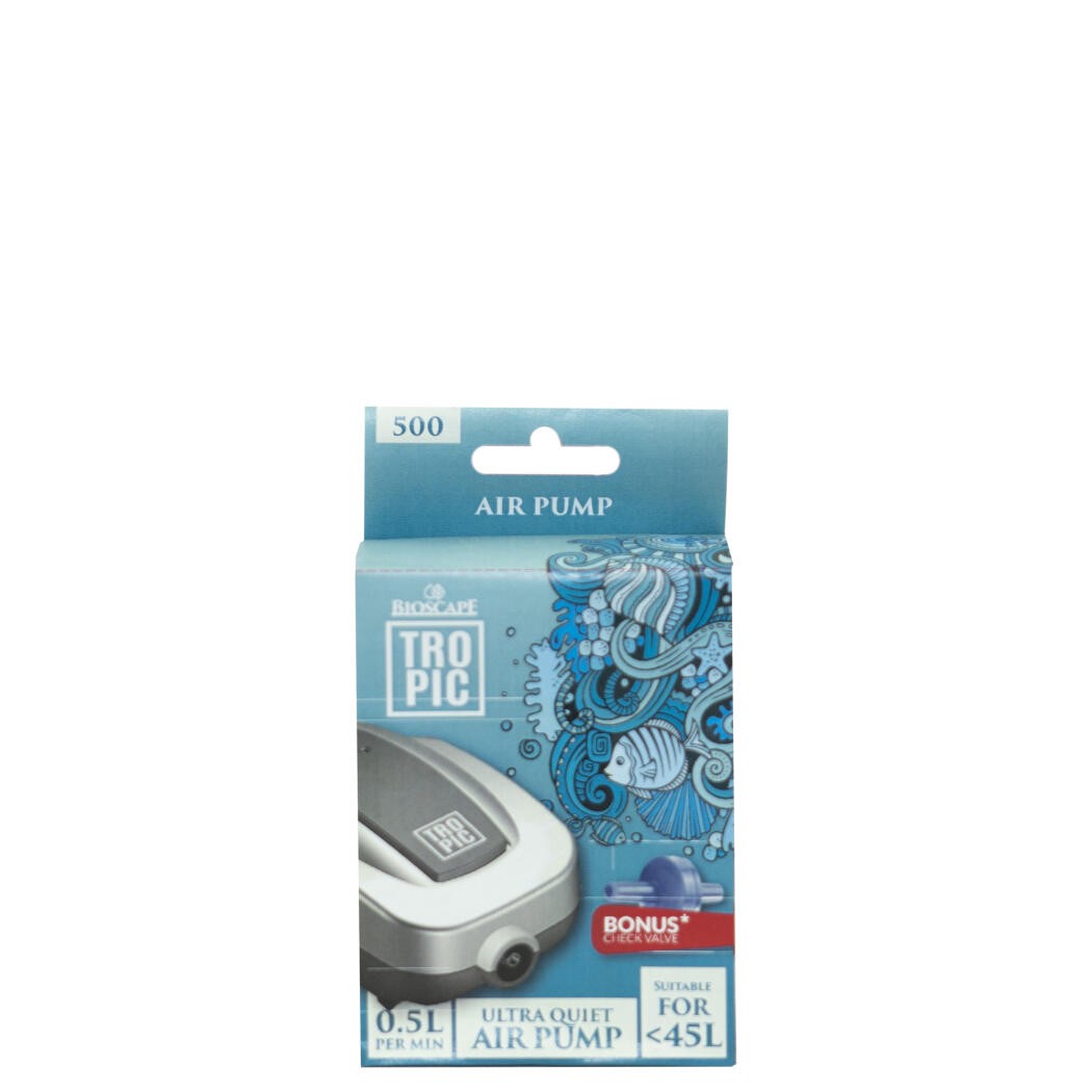 Bioscape Tropic Air Pump 500 Single W/check Valve Bioscape Tropic Air Pump 500 Single W/check Valve