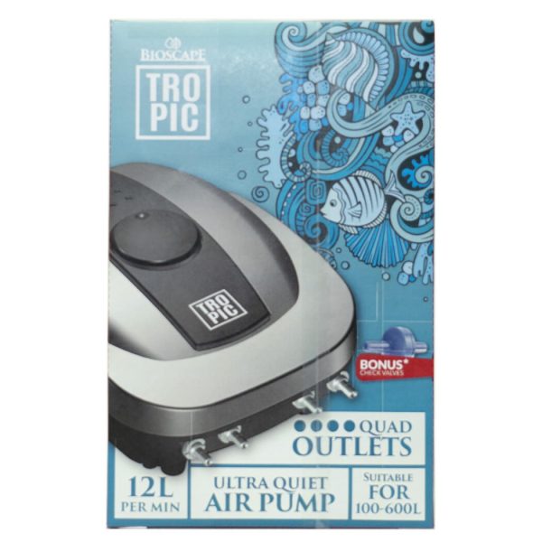 Bioscape Tropic Air Pump 8000 4 Outlet W/ 4 Check Valves