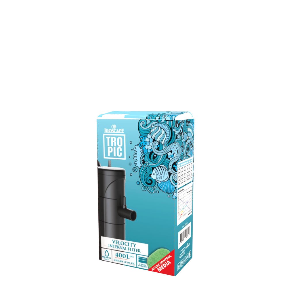 Bioscape Velocity Internal Filter 400 (400 Lph) Bioscape Velocity Internal Filter 400 (400 Lph)