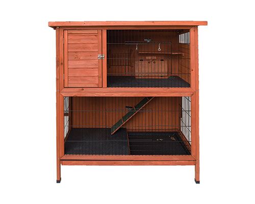 Small Animal Rabbit Hutch 2 Story Red Box Small Animal Rabbit Hutch 2 Story Red Box