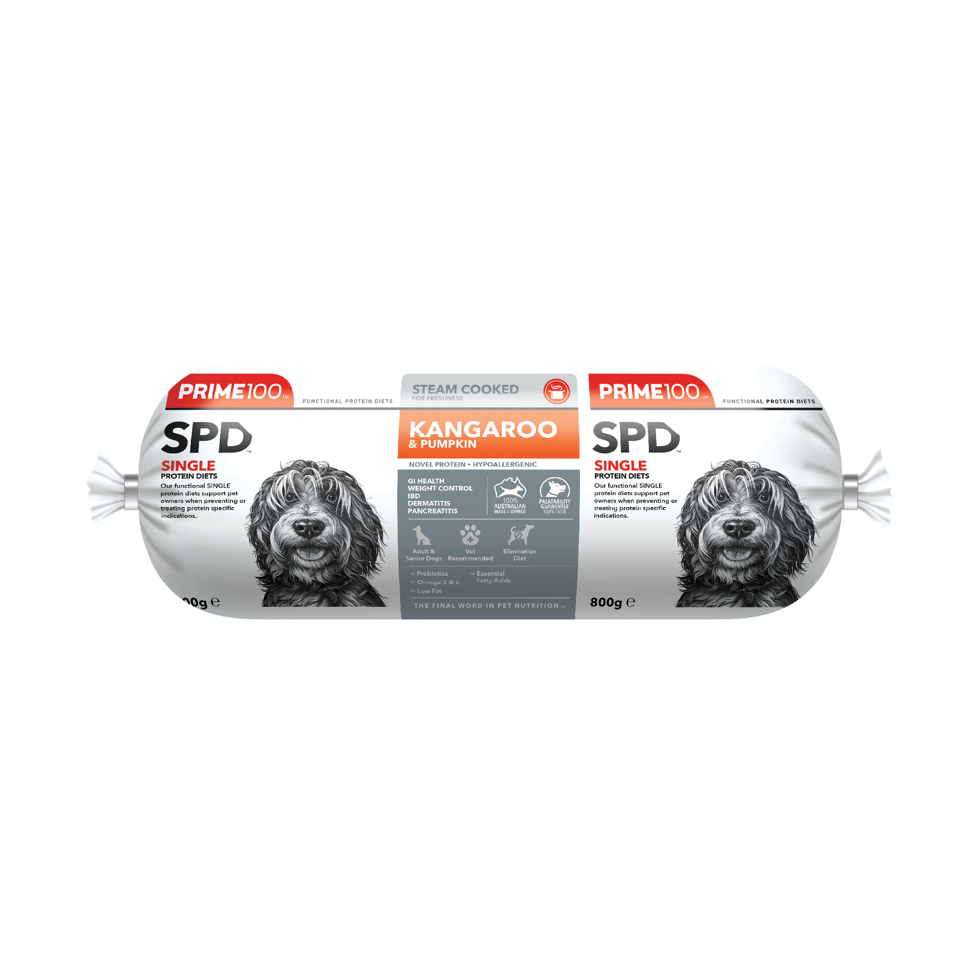 Prime 100 Kangaroo & Pumpkin 800g Prime 100 Kangaroo & Pumpkin 800g