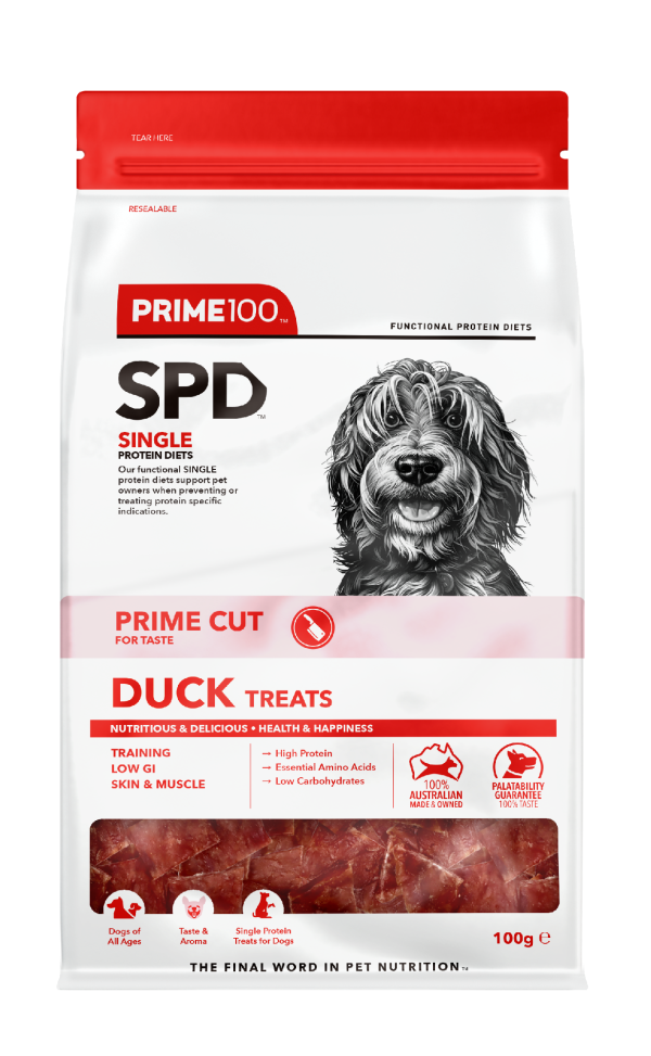Prime 100 Spd Prime Cuts Duck Treats 100g